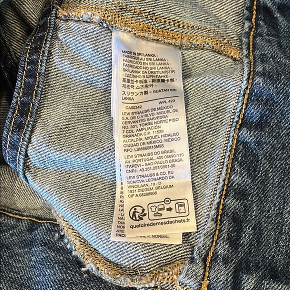 Levi's Blue Denim Halter Tank Top - Picture 8 of 9